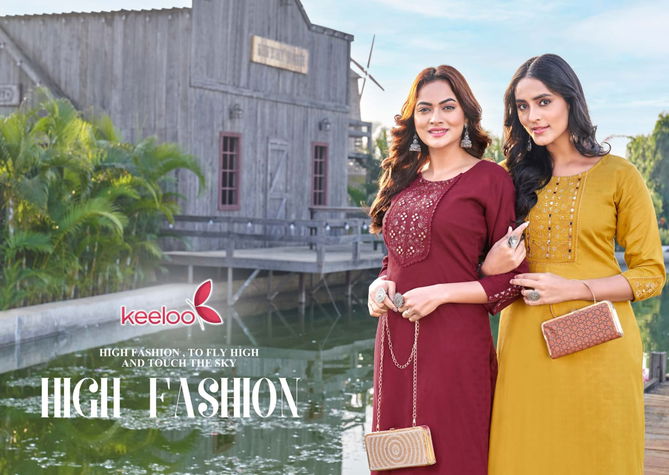 Morni By Koodee Khatli Embroidery Work Rayon Kurtis Wholesale Shop In Surat